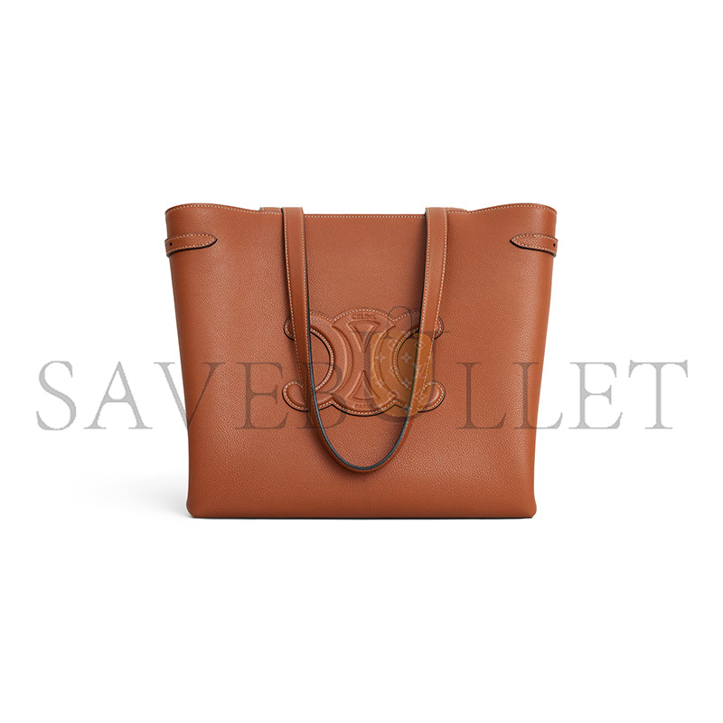 CELINE MEDIUM CABAS ANAÏS CUIR TRIOMPHE IN GRAINED CALFSKIN 121733ENY.04LU (54*29.5*15cm)
